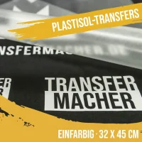 Plastisol-Transfer 1-farbig inkl. Kleber