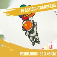 Plastisol Multi (mehrfarbig) 4-Farbig (inkl. Kleber)-Ohne...