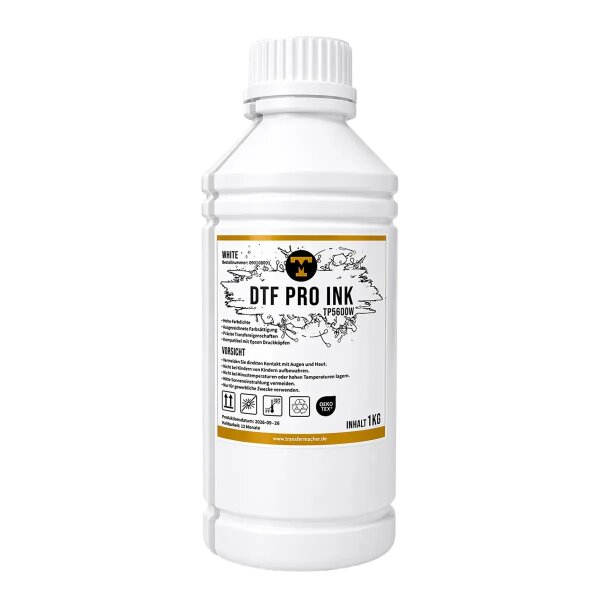 DTF-Tinte Pro INK 1 kg, Weiß